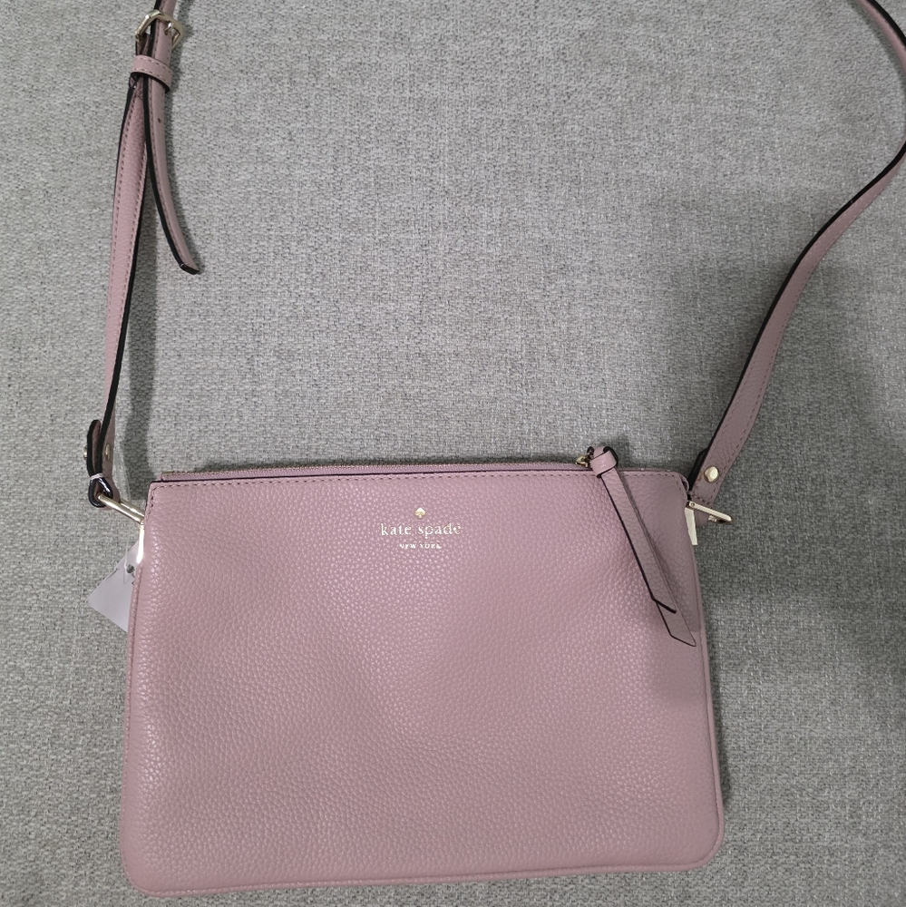 Kate Spade Pink Leather Crossbody Bag